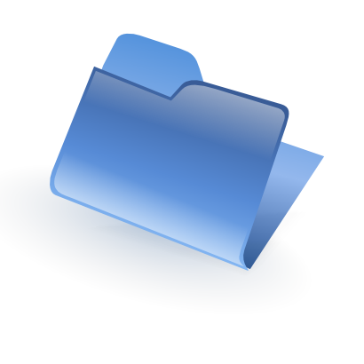 Download free blue folder icon